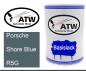 Preview: Porsche, Shore Blue, R5G: 500ml Lackdose, von ATW Autoteile West.